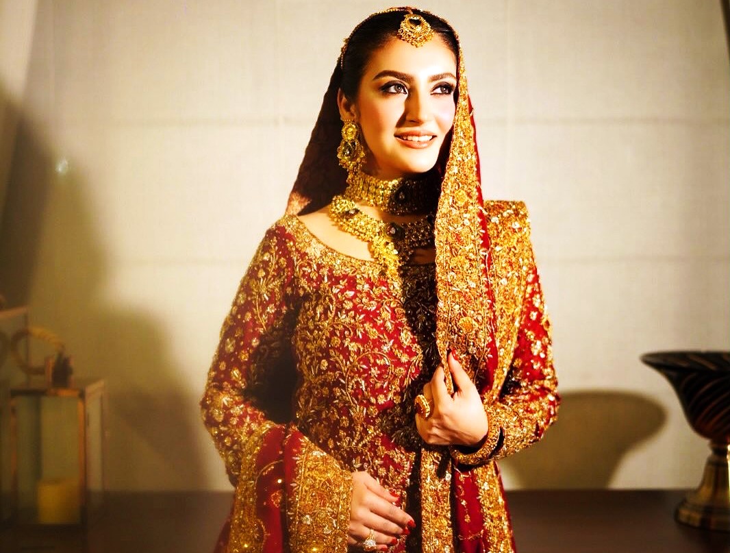Hiba in Wedding dress
