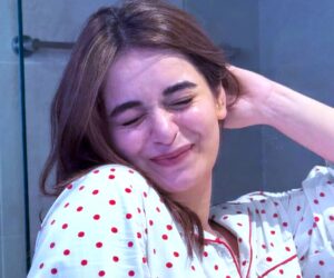 Smiling portrait in elegant style