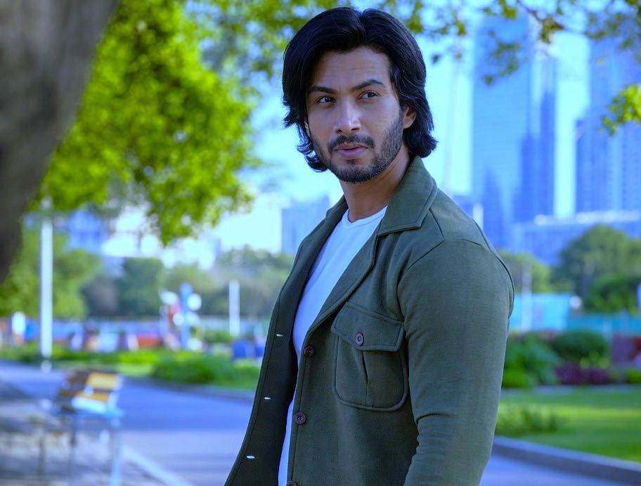 Pakistani star posing in casual look