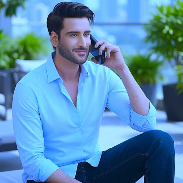Actor candid media portrait