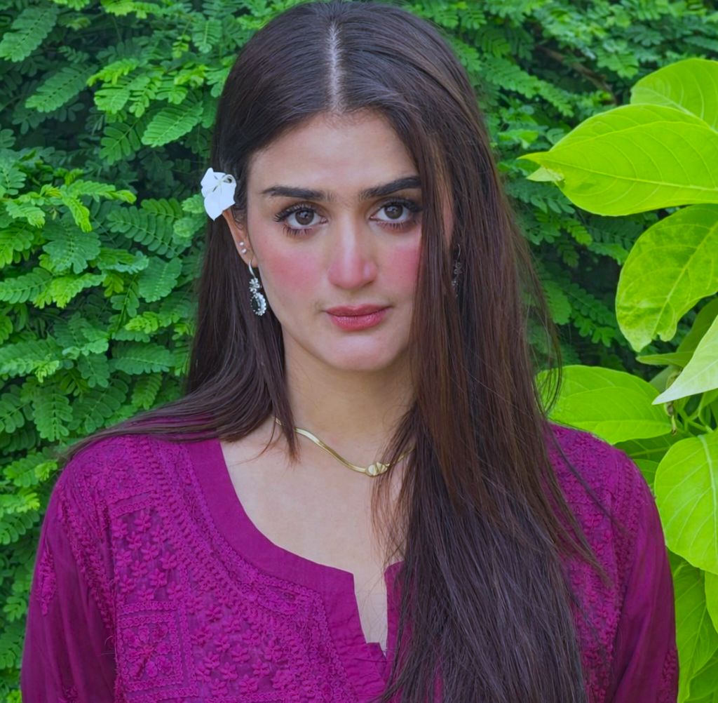 Actress wearing stylish outfit