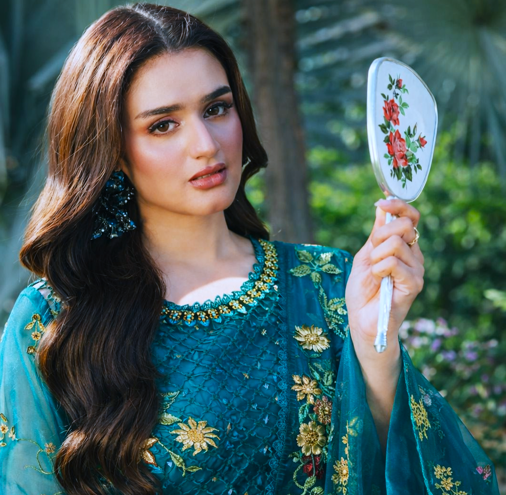 Pakistani celebrity close up portrait