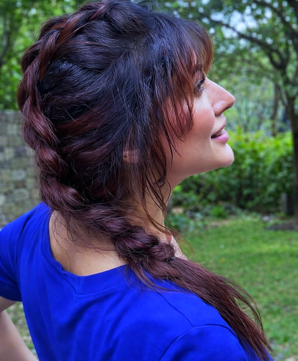 Pakistani actress camera portrait
