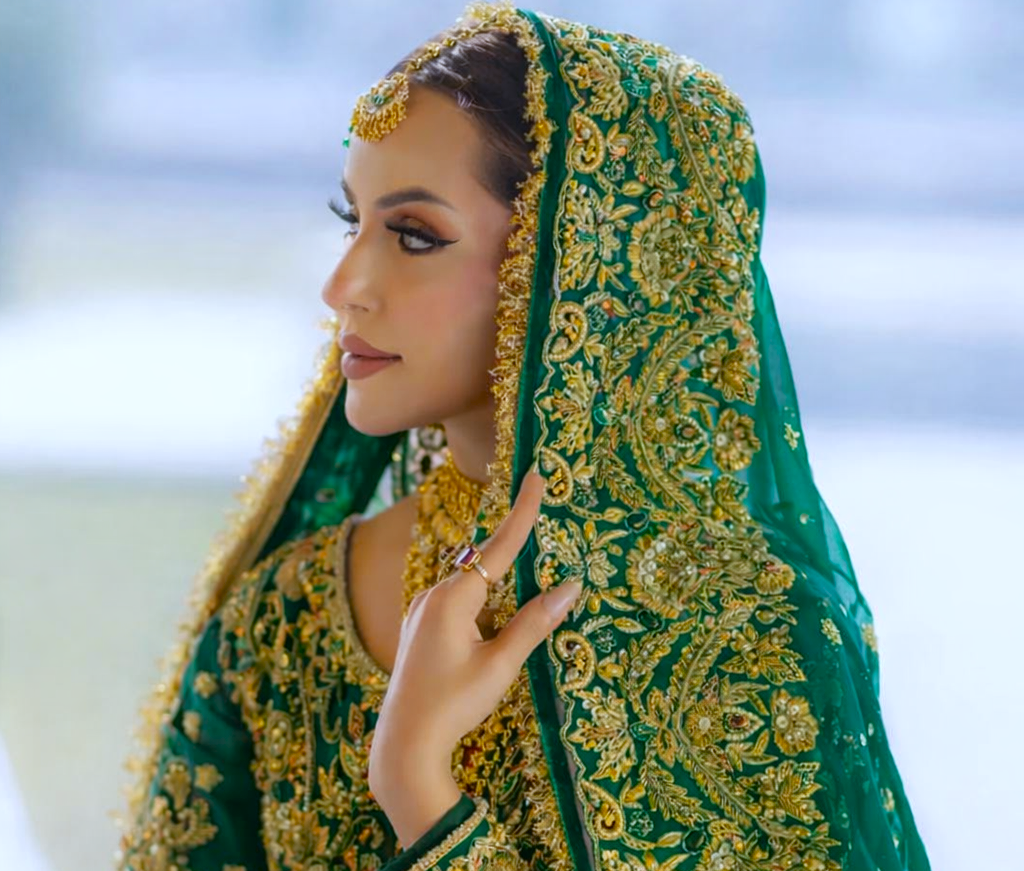 Actress bridal look