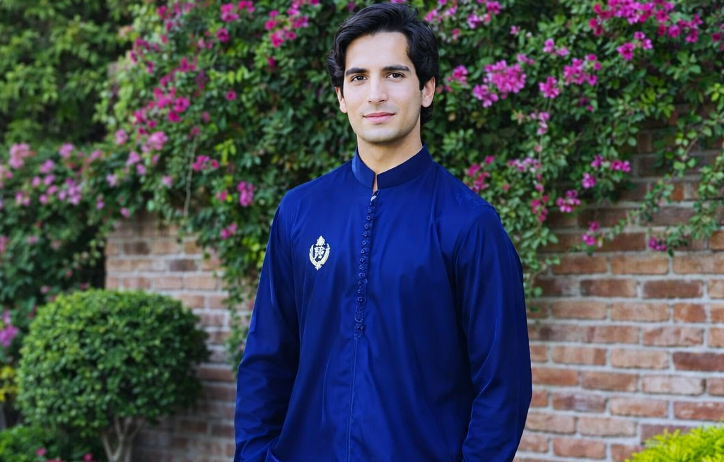 Young actor looking at camera