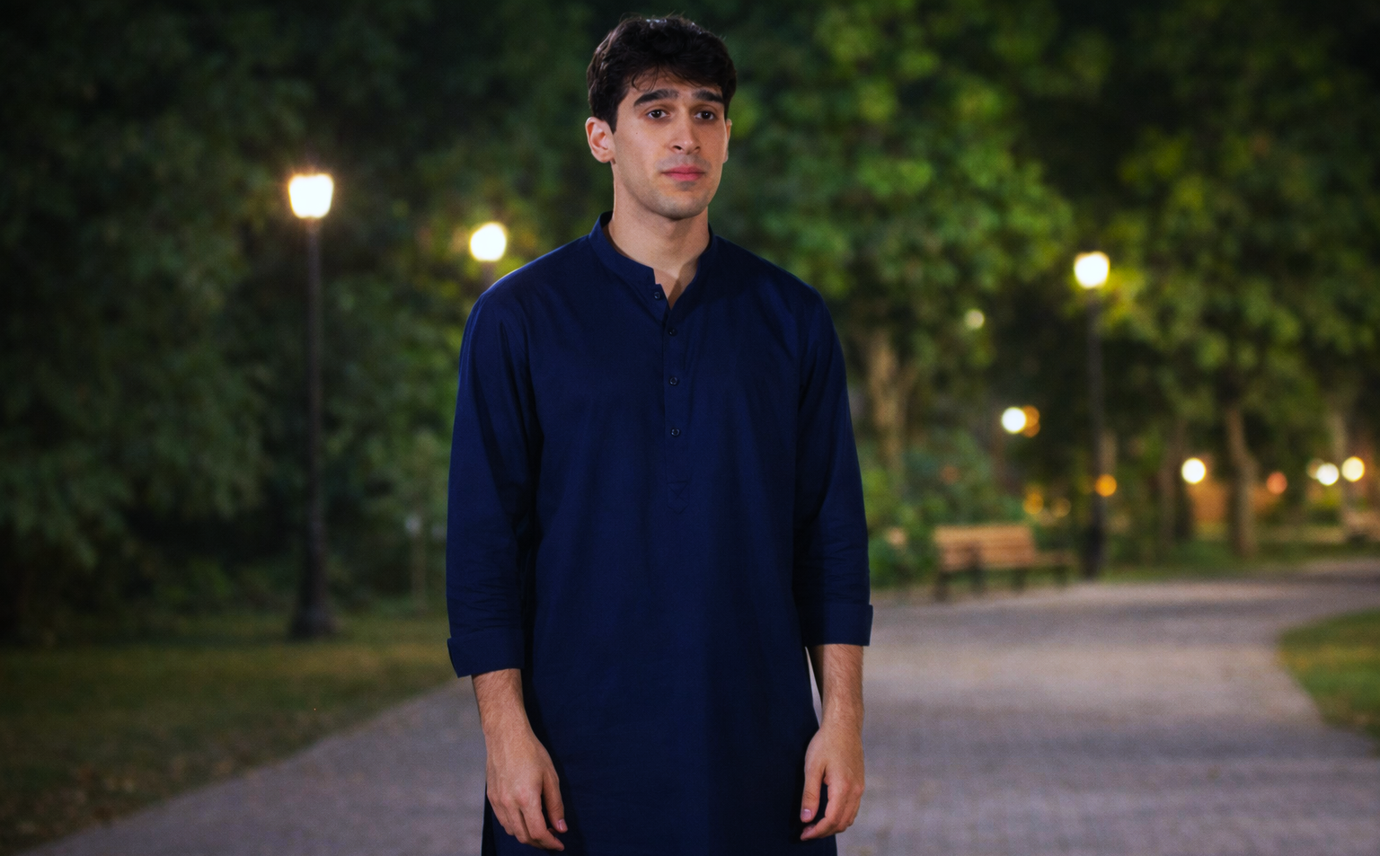 Popular TV personality during photoshoot