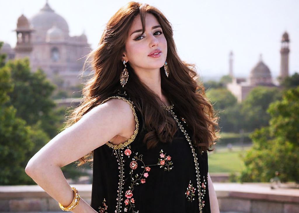 Pakistani influencer posing confidently