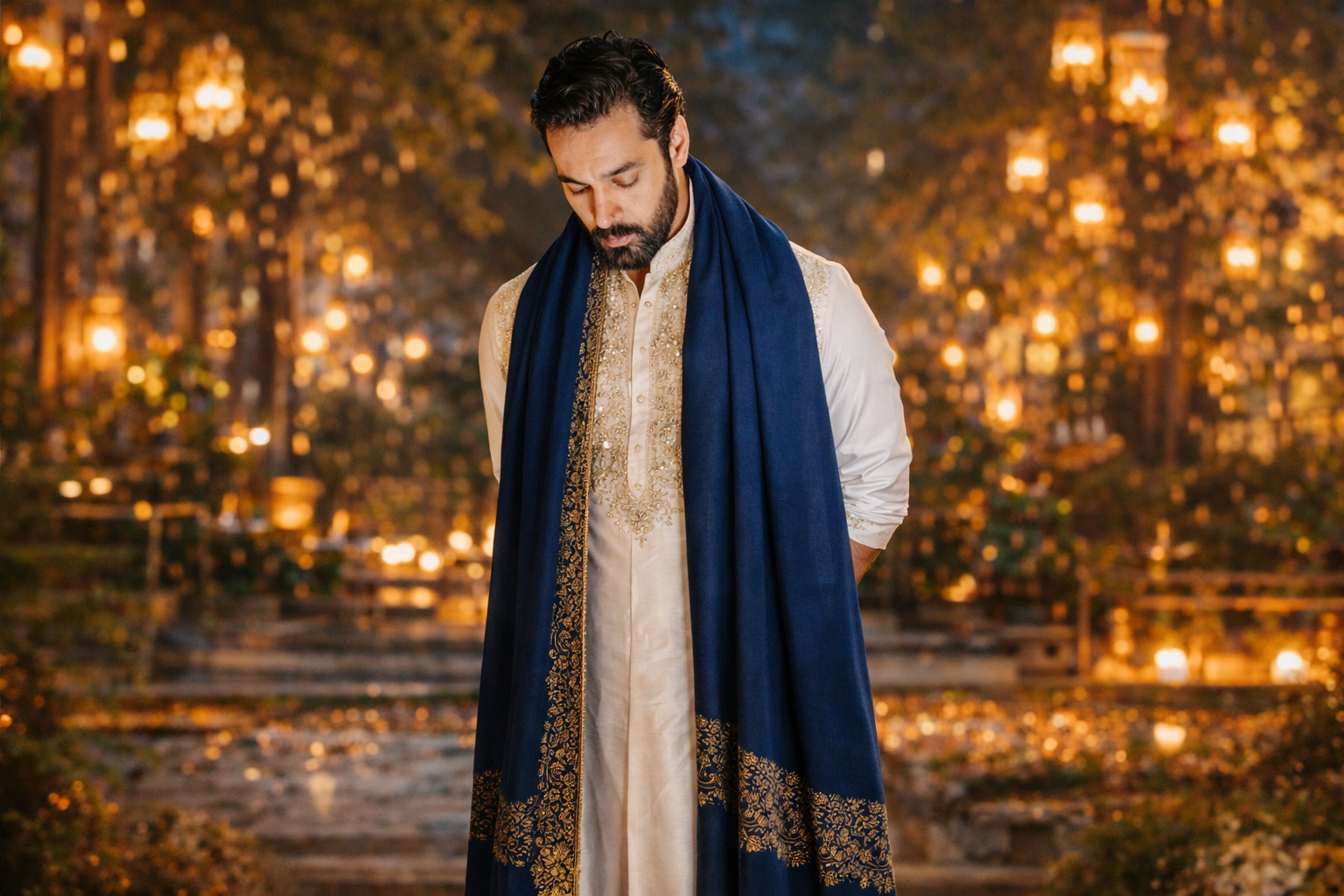 Well-known Pakistani actor in a stylish outfit