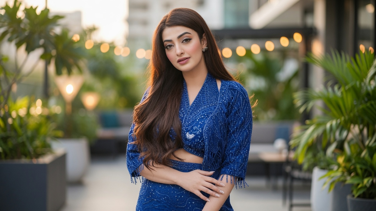Celebrity traditional dress mein