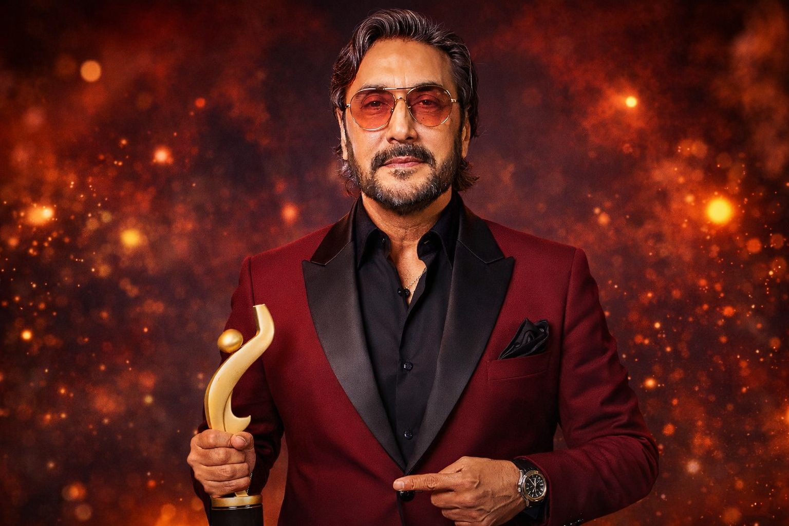 Pakistani showbiz personality with award