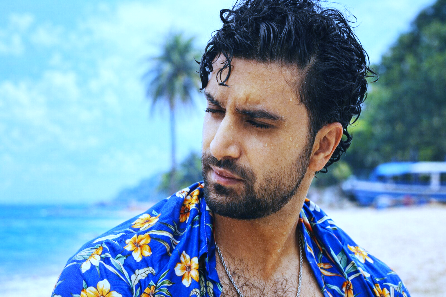 Pakistani actor classic outfit mein portrait pose dete hue