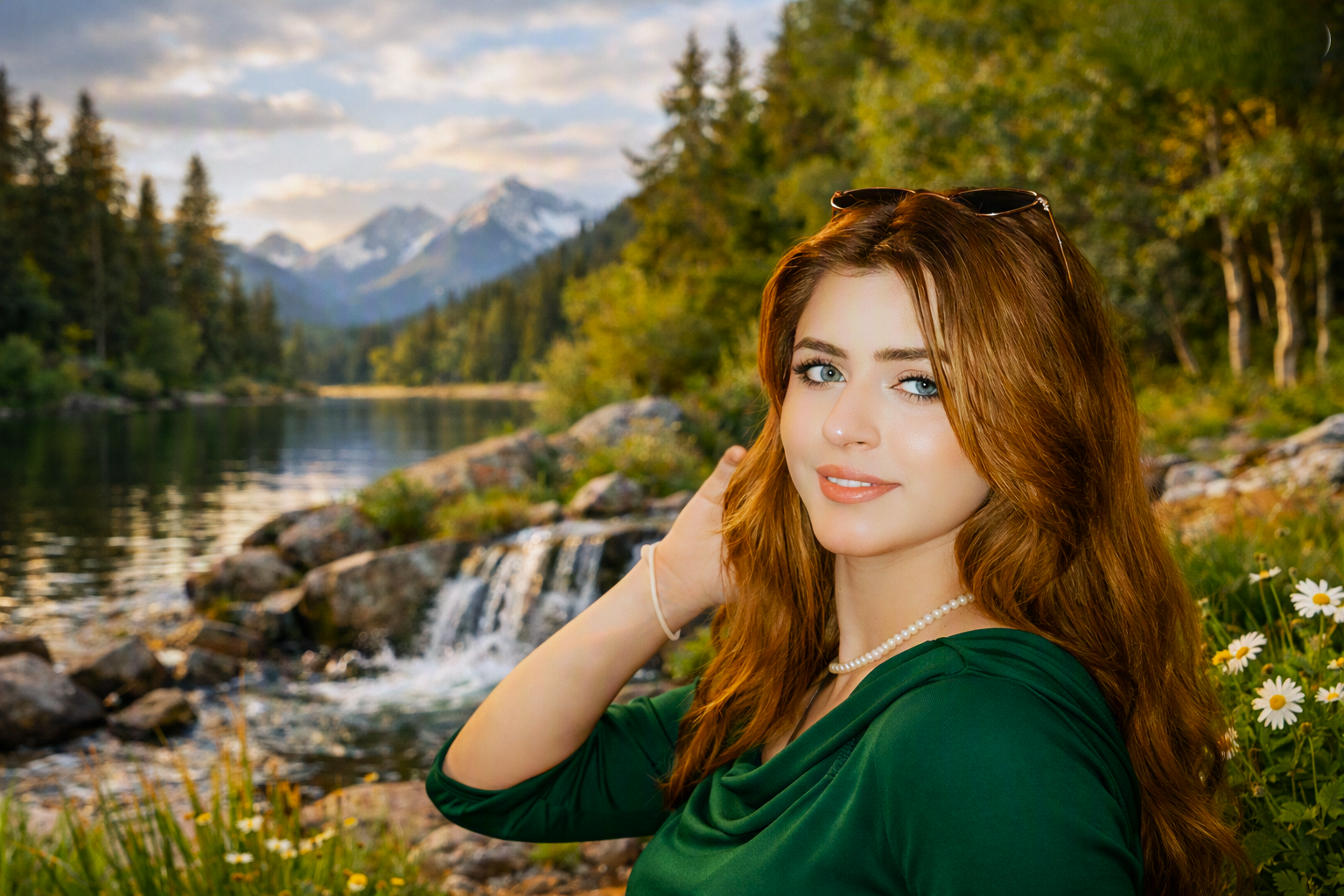 Actress outdoor photography ke douran