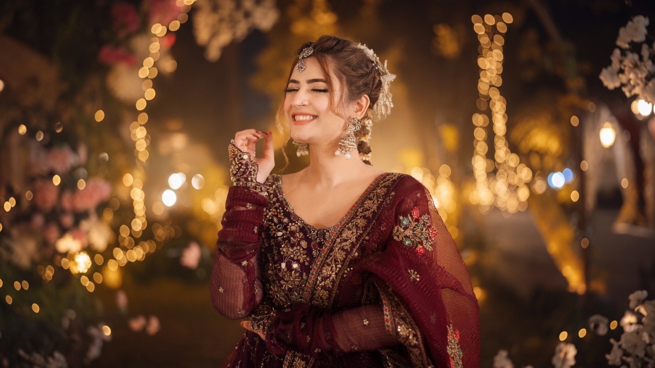 Entertainment personality stylish pose mein