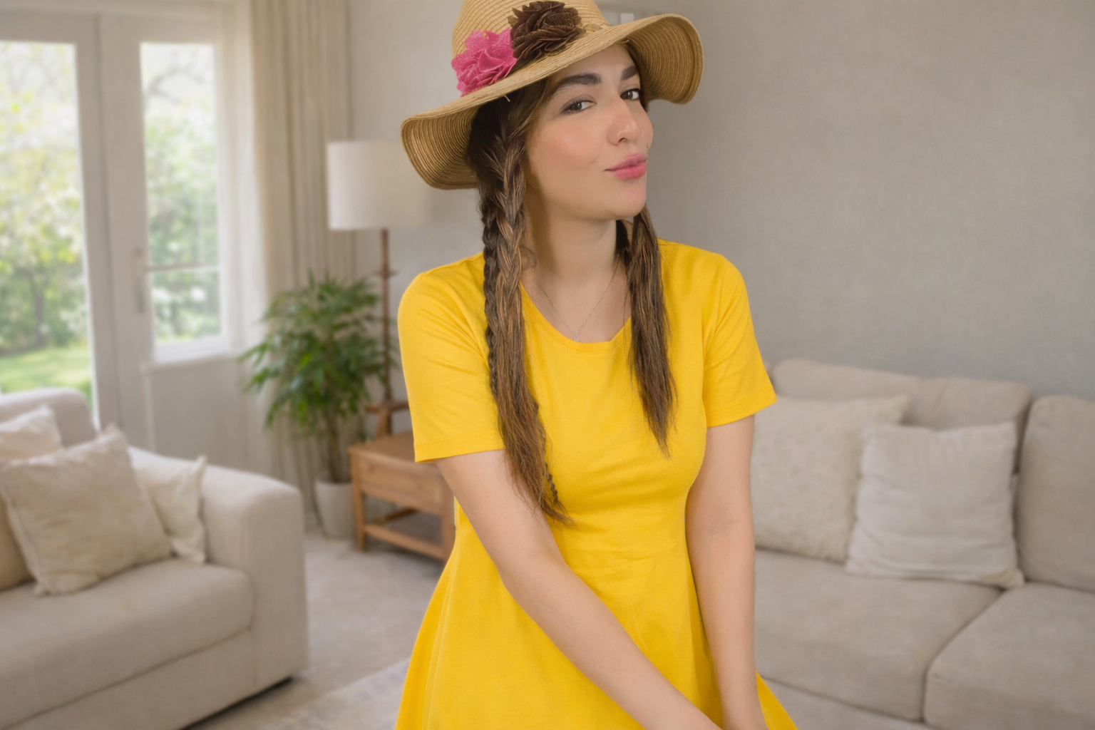 Actress piyara sa pose dete hue