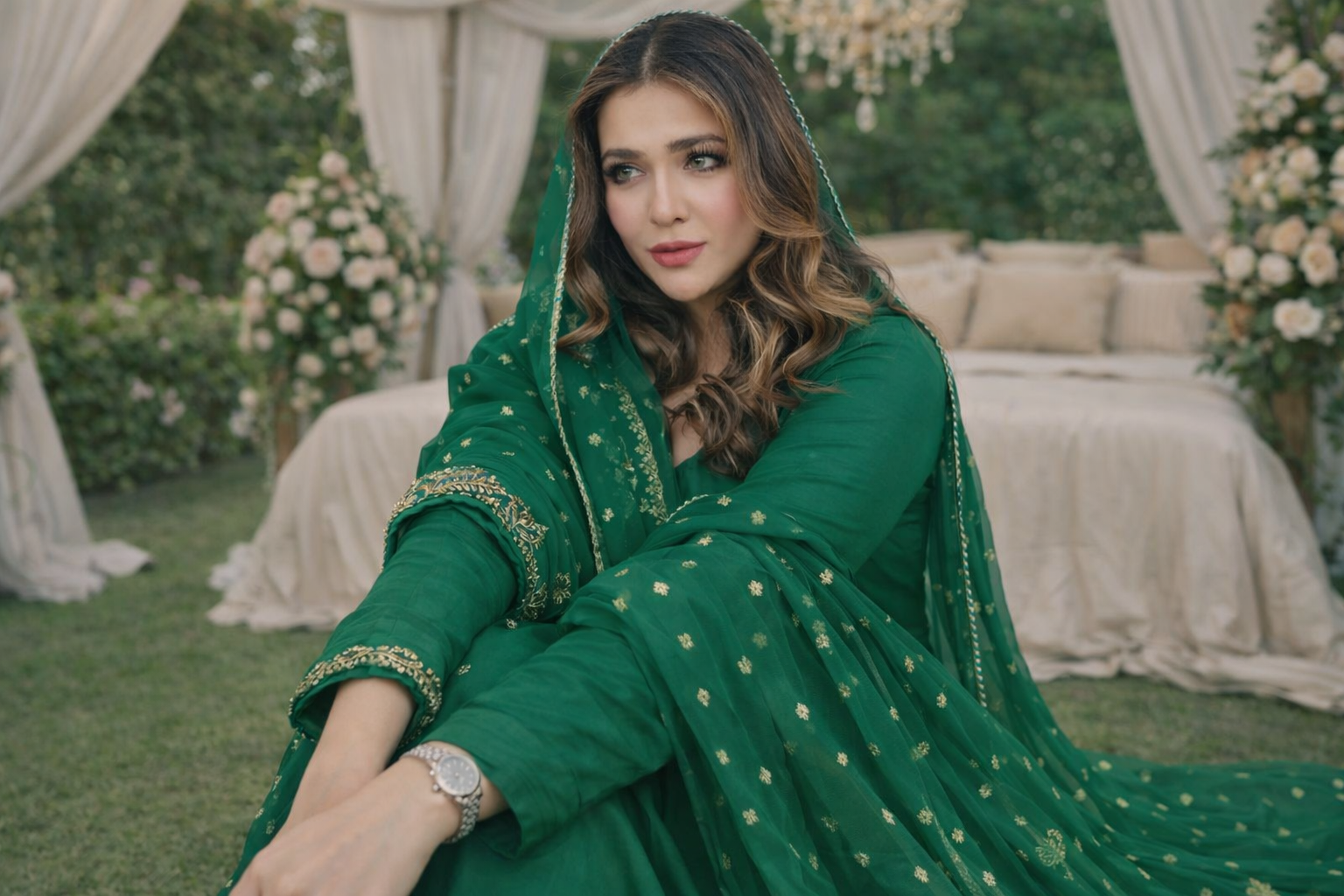 Pakistani actress elegant portrait mein