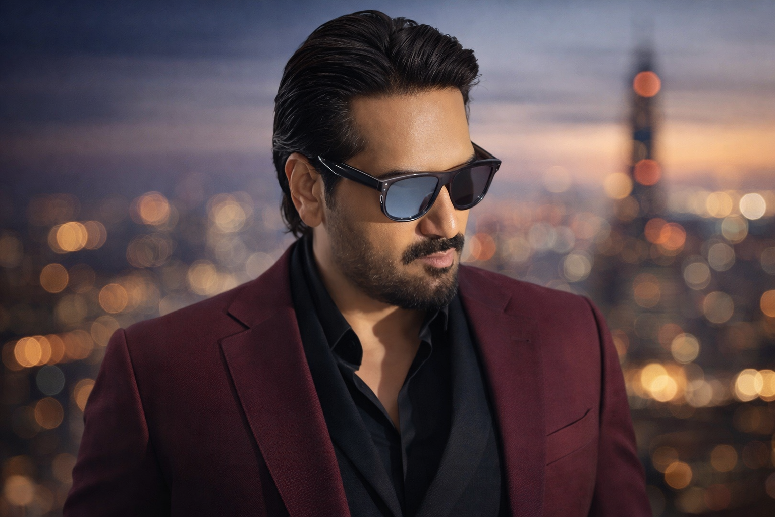 Showbiz actor stylish outfit mein