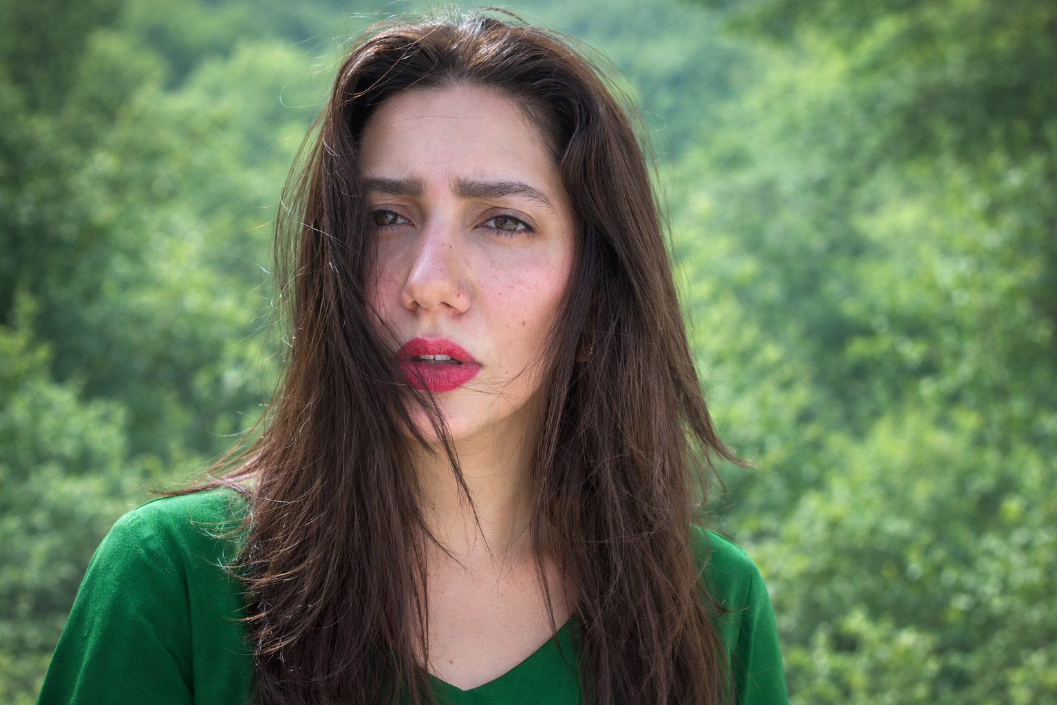 scenic portrait
