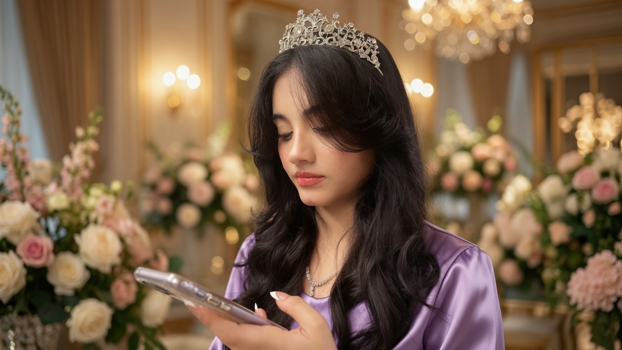 Television star luxury event ke douran