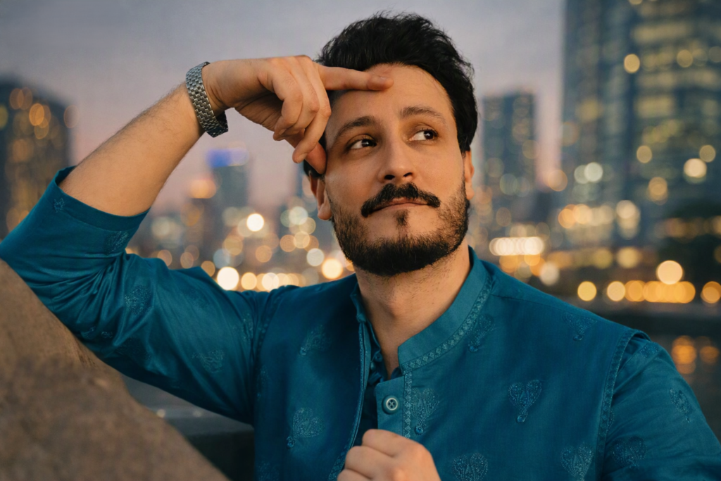 Actor outdoor photography ke douran