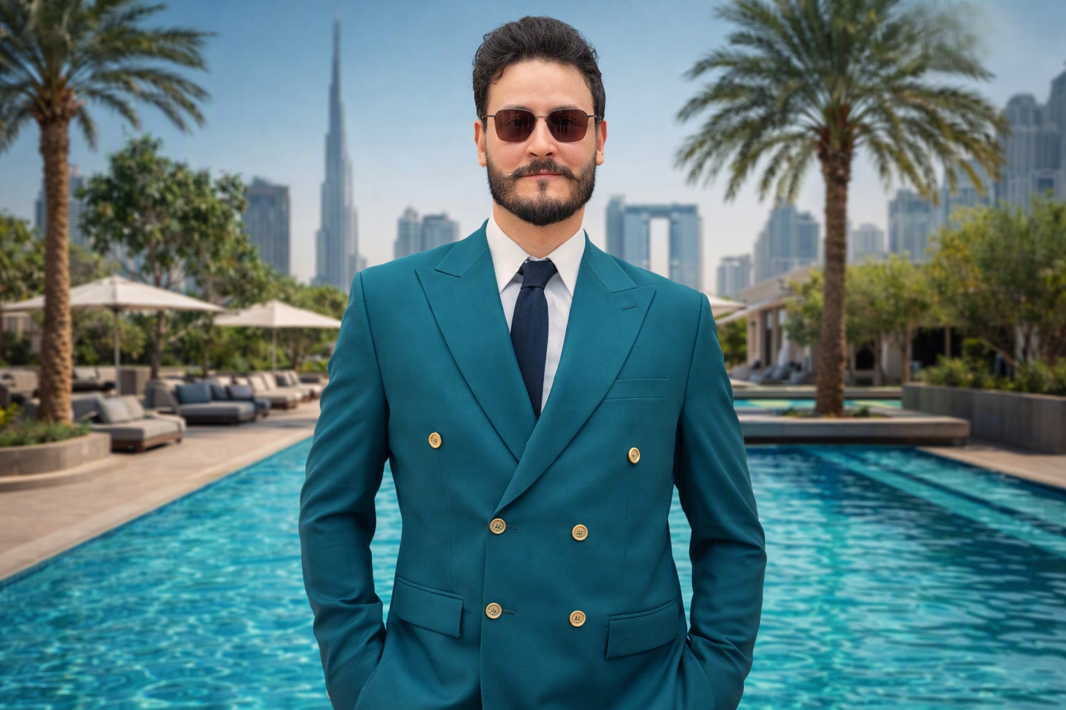 Television actor formal outfit mein
