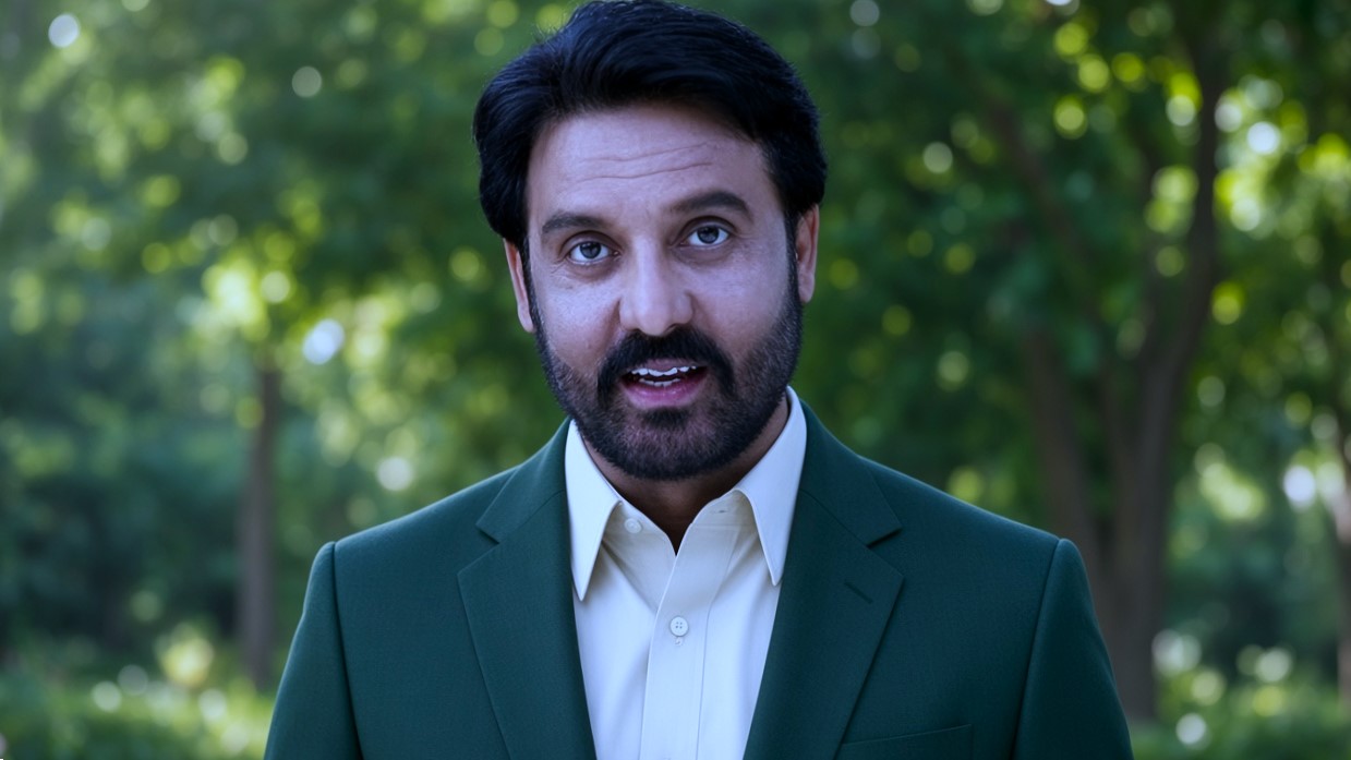 Pakistani actor close-up mein baat karte hue